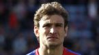 Nikica Jelavic poses before kick off, Norway v Croatia, International Friendly, Ullevaal Stadium, Oslo, Norway June 2, 2012